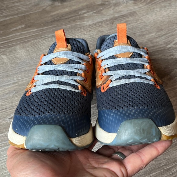 OluKai Wailuku Athletic Mesh Sneakers Blue Brown Womens 7.5 - Picture 5 of 9